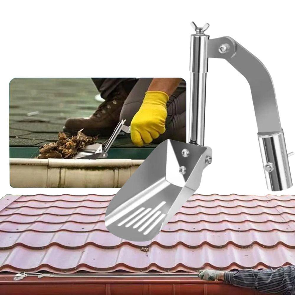 Thicken Gutter Cleaner Scoop Aluminum Zinc Zinc Alloy Roof Gutter Cleaning Tools Roof Eave срібний
Thicken Gutter Cleaner Scoop Aluminum Zinc Zinc Alloy Roof Gutter Cleaning Tools Roof Eave срібний