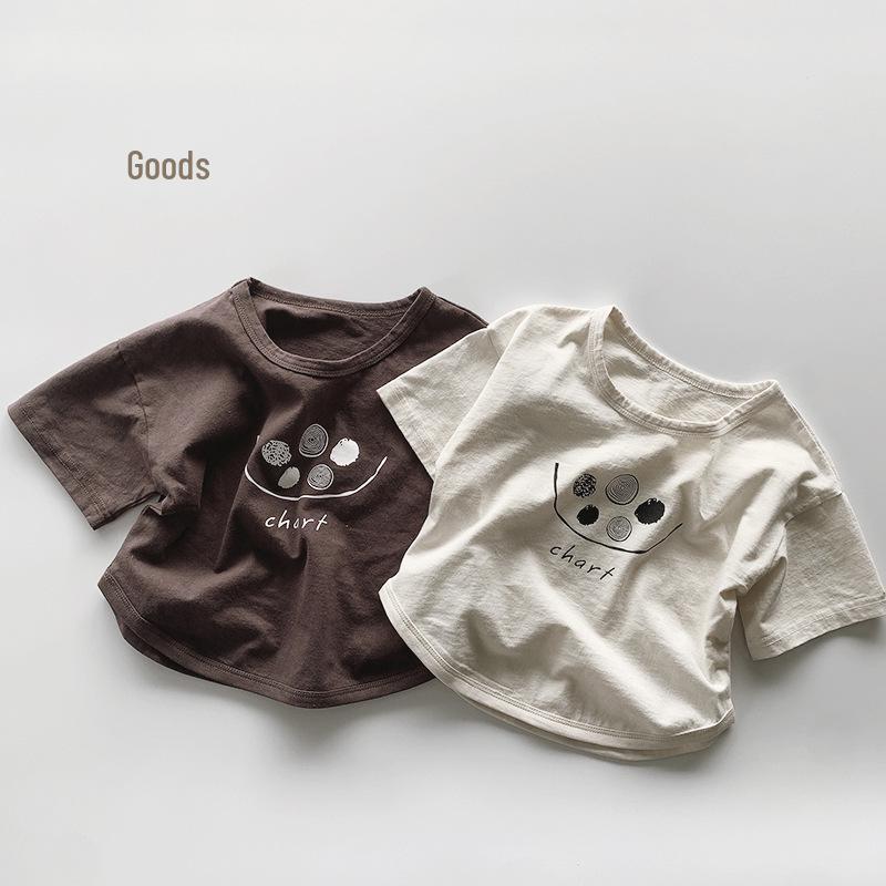 Children s Summer Thin Cotton T-Shirt - Korean Style, Short Sleeve, Trendy Design for Toddlers (3+), Boys & Girls 120 cm брудно-білий
Children s Summer Thin Cotton T-Shirt - Korean Style, Short Sleeve, Trendy Design for Toddlers (3+), Boys & Girls 120 cm брудно-білий