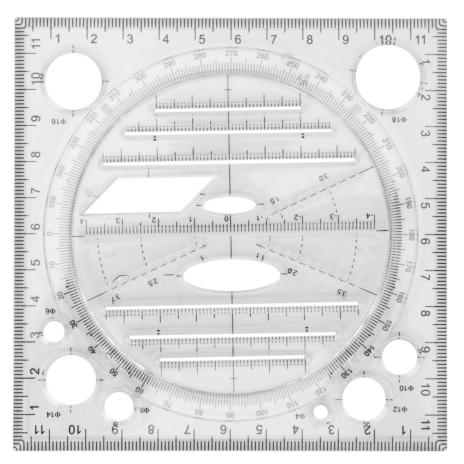 Multi Function Drawing Ruler Acrylic Art Design Woodworking Template Ruler Carpenter Tool
Multi Function Drawing Ruler Acrylic Art Design Woodworking Template Ruler Carpenter Tool