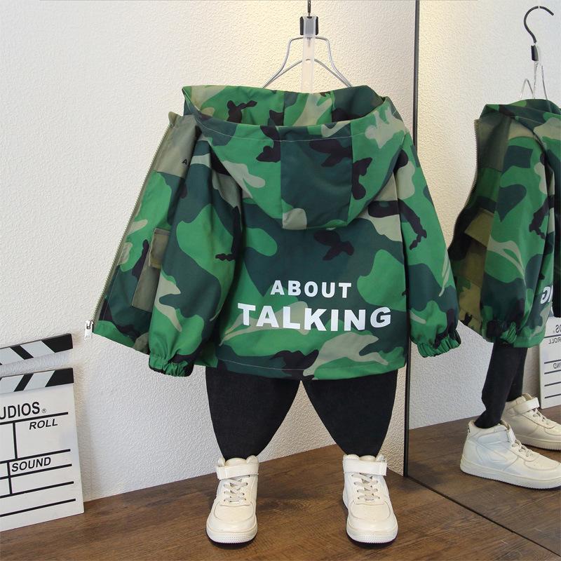 Children s Spring Military Windbreaker Jacket for Boys, 2025 Collection - Perfect for Spring and Autumn Outings. 140
Children s Spring Military Windbreaker Jacket for Boys, 2025 Collection - Perfect for Spring and Autumn Outings. 140