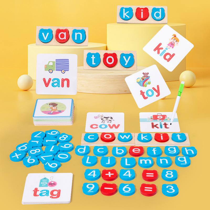 Cross-Border Wooden Alphabet Game: Early Education Puzzle for Kids - 26 Letters Matching & Spelling Toy
Cross-Border Wooden Alphabet Game: Early Education Puzzle for Kids - 26 Letters Matching & Spelling Toy