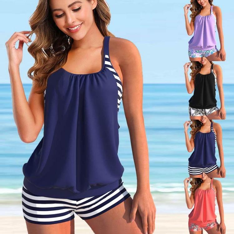 Women s Summer Tankini Swimsuit Two-Piece Bikini Beachwear Single Swimsuit S-4XL 3XL темно-синий
Women s Summer Tankini Swimsuit Two-Piece Bikini Beachwear Single Swimsuit S-4XL 3XL темно-синий