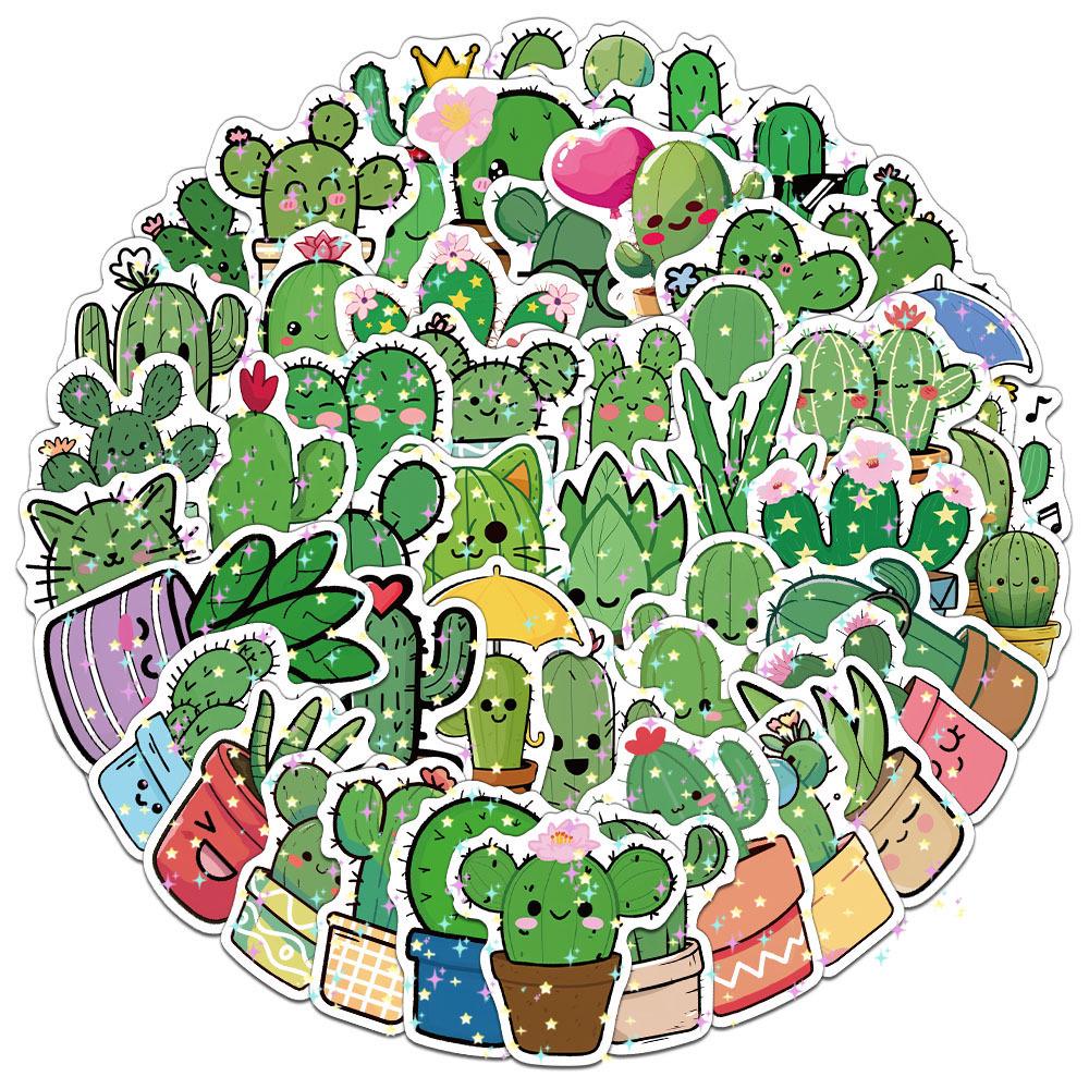 50 Creative Cactus Cartoon Stickers for DIY Phone Cases & Notebooks
50 Creative Cactus Cartoon Stickers for DIY Phone Cases & Notebooks