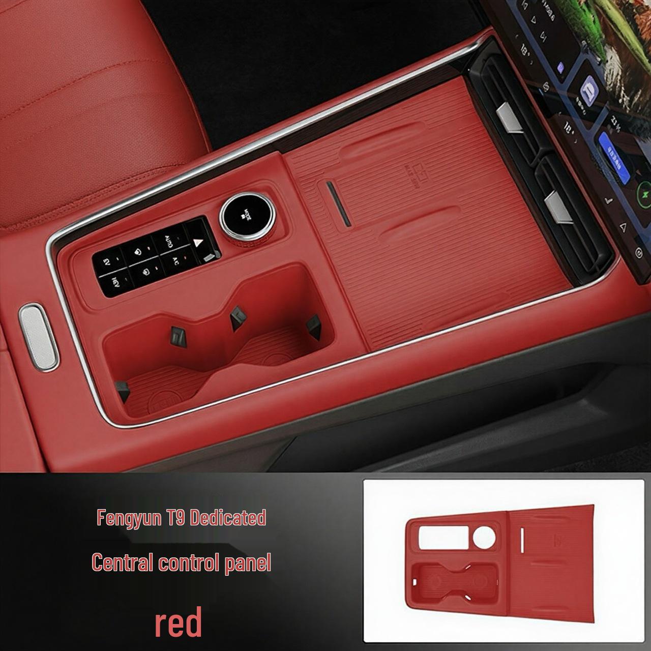 Fengyun T9 Silicone Central Control Panel Mat: Eco-friendly, Full Coverage, Anti-slip Car Accessory.
Fengyun T9 Silicone Central Control Panel Mat: Eco-friendly, Full Coverage, Anti-slip Car Accessory.