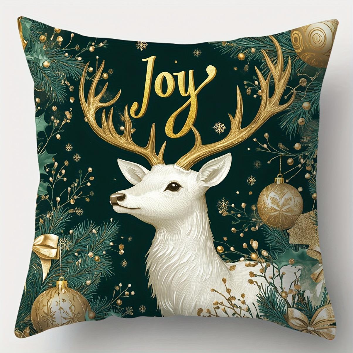 Праздничные наволочки на Рождество и Новый год: Человек-снеговик, Санта, Олень и Дизайны «Радость» Наволочка для диванной подушки Новогоднее украшение для дома и комнаты 16x16Inch
Праздничные наволочки на Рождество и Новый год: Человек-снеговик, Санта, Олень и Дизайны «Радость» Наволочка для диванной подушки Новогоднее украшение для дома и комнаты 16x16Inch