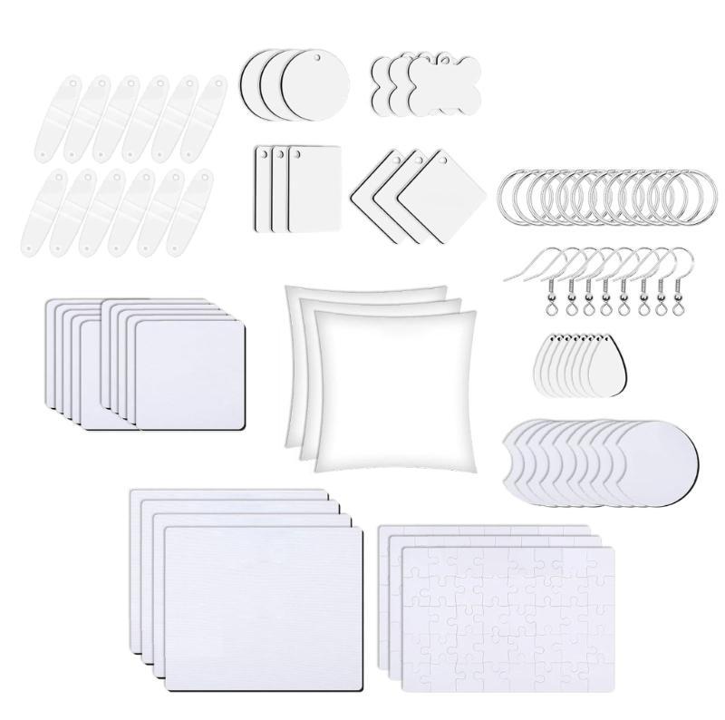 82Pieces Acrylic Discs for Handmade Crafts and Projects Sublimation Blanks Heat Transfer Jewelry Making Accessories 1
82Pieces Acrylic Discs for Handmade Crafts and Projects Sublimation Blanks Heat Transfer Jewelry Making Accessories 1
