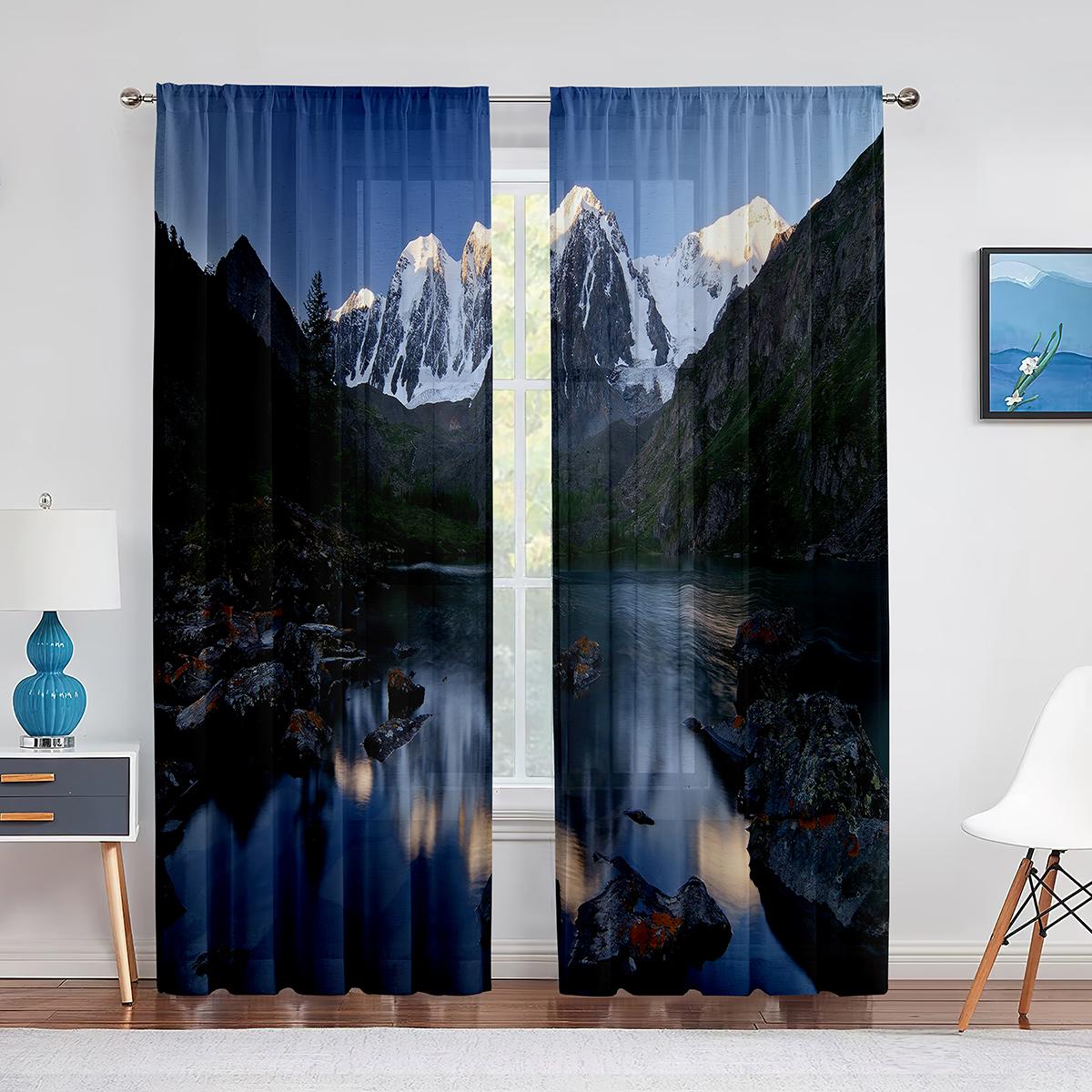 Горы Пейзаж Прозрачная Вуаль Шторы Озеро Отражение Воды Деревья Осенние Окна Тюлевые Шторы для Гостиной Шторы Декор 1 PCS W100XH250cm&Grommet Top
Горы Пейзаж Прозрачная Вуаль Шторы Озеро Отражение Воды Деревья Осенние Окна Тюлевые Шторы для Гостиной Шторы Декор 1 PCS W100XH250cm&Grommet Top