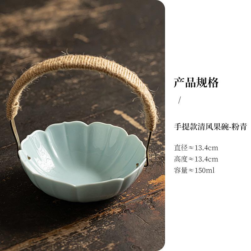 Hand-held Fruit Dishes Elegant Pastry Plate Dried Fruit Snack Plate Cake Display Stand Household Serving Tray Ornaments Craft
Hand-held Fruit Dishes Elegant Pastry Plate Dried Fruit Snack Plate Cake Display Stand Household Serving Tray Ornaments Craft