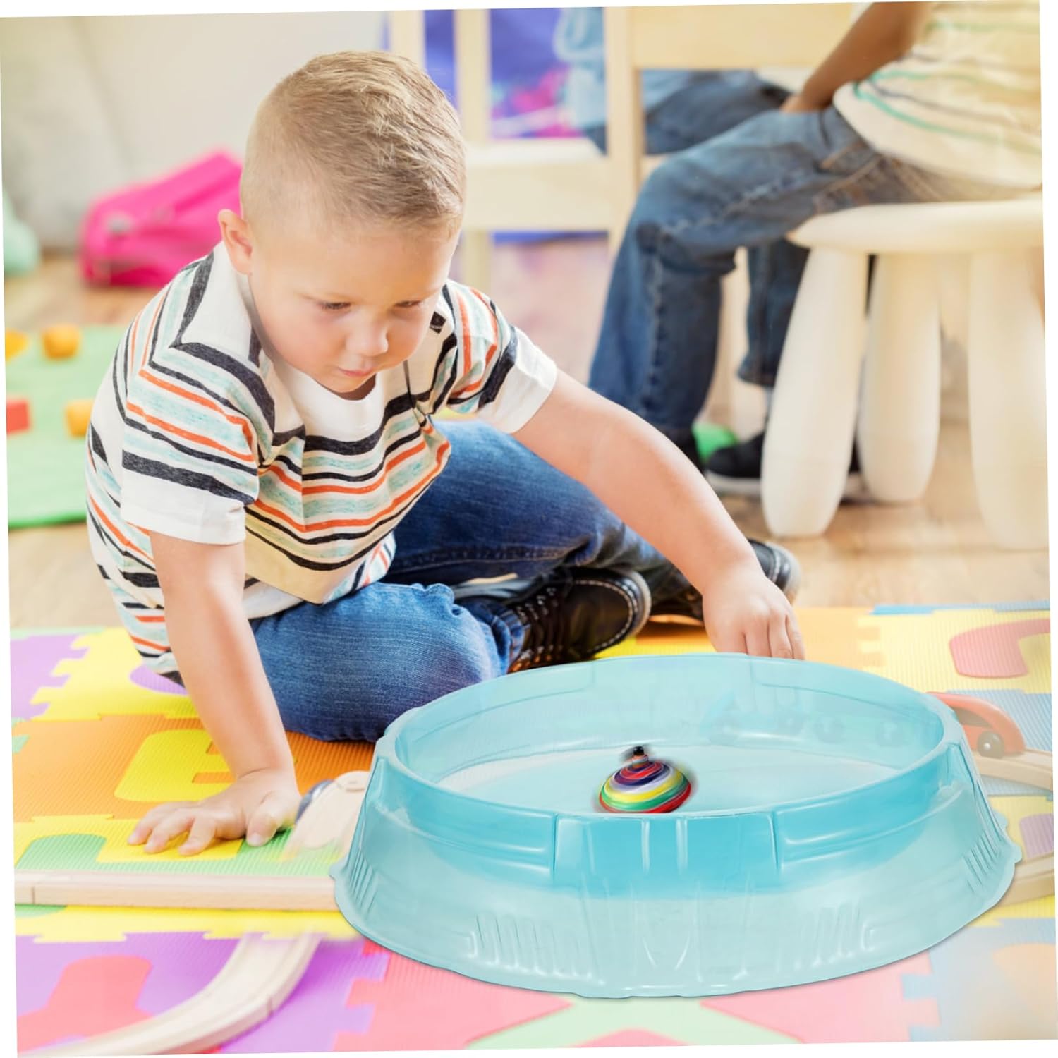 TOYANDONA Battle Plate Circle Tray Train Toy Rectangular Gyro Stadium Gaming Tray for Disc Game Accessories Portable Plastic
TOYANDONA Battle Plate Circle Tray Train Toy Rectangular Gyro Stadium Gaming Tray for Disc Game Accessories Portable Plastic