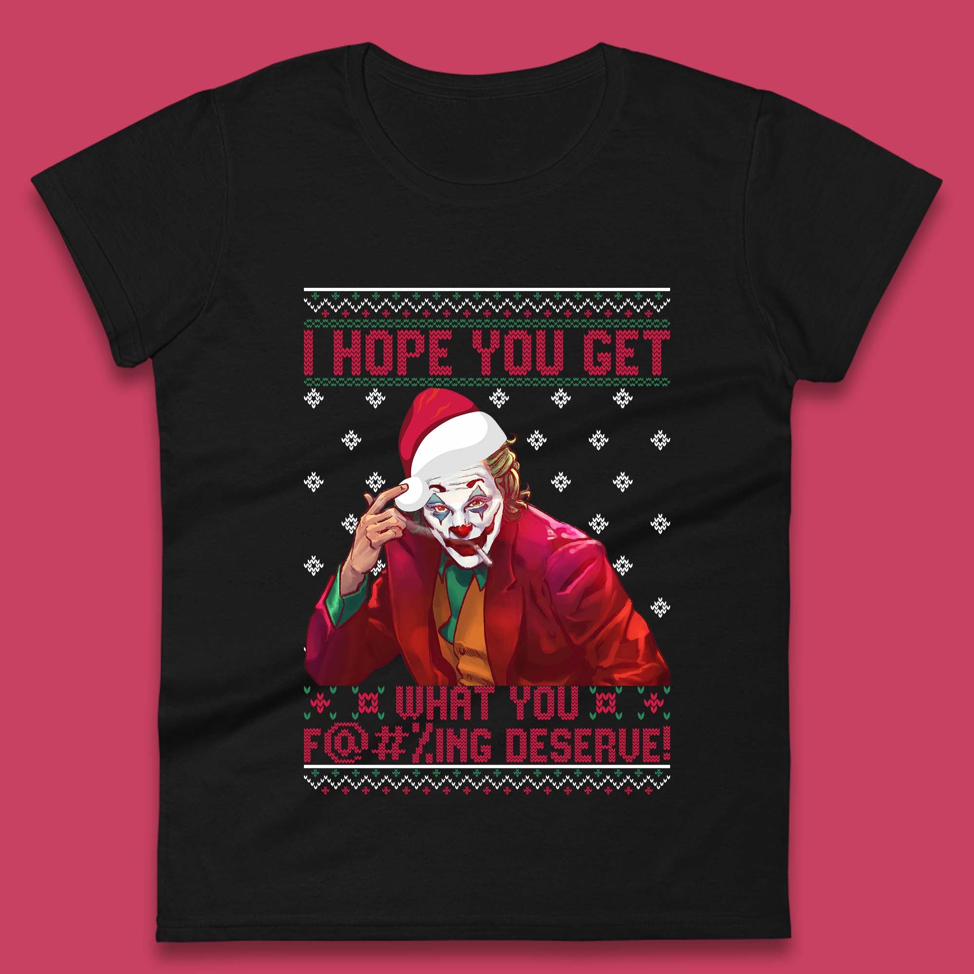 Joker Christmas Womens T-Shirt Mens Tops Tees Unisex S
Joker Christmas Womens T-Shirt Mens Tops Tees Unisex S