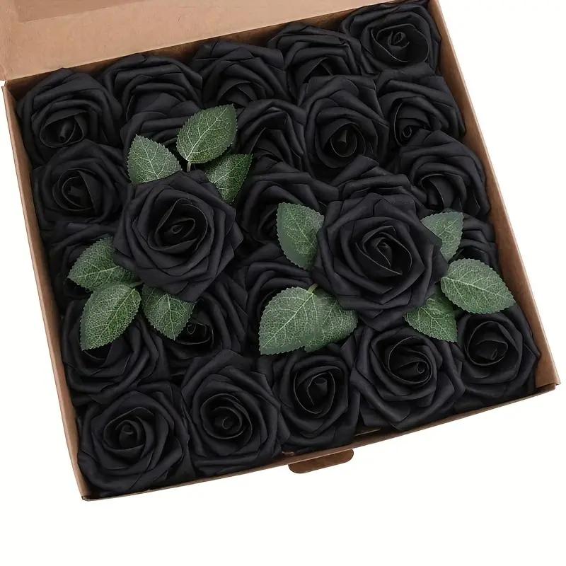 25pcs Artificial Flowers, Fake Flowers Roses W/stem For DIY Wedding Bouquets Centerpieces Arrangements Party Home Decorations M чёрный
25pcs Artificial Flowers, Fake Flowers Roses W/stem For DIY Wedding Bouquets Centerpieces Arrangements Party Home Decorations M чёрный