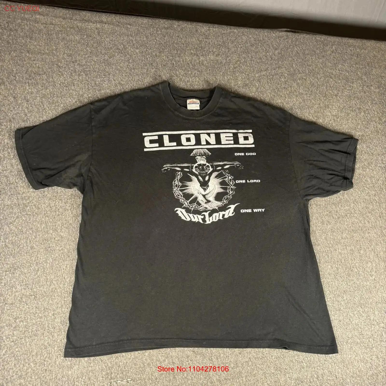 Cloned Our Lord Christian T Shirt Mens 2XL Black Alive in Christ Church vintage Washed homme Soft streetwear Breathable 5XL різнокольоровий
Cloned Our Lord Christian T Shirt Mens 2XL Black Alive in Christ Church vintage Washed homme Soft streetwear Breathable 5XL різнокольоровий