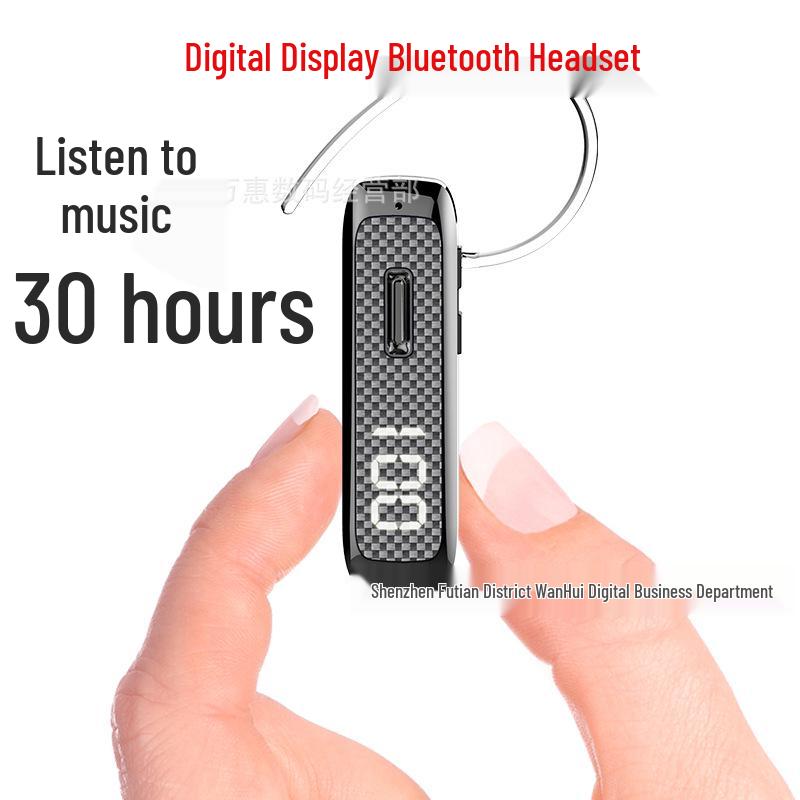 M230 Bluetooth Earphone: Single-Sided, Digital Display, Long Battery Life, HD Calls, Wireless чорний
M230 Bluetooth Earphone: Single-Sided, Digital Display, Long Battery Life, HD Calls, Wireless чорний