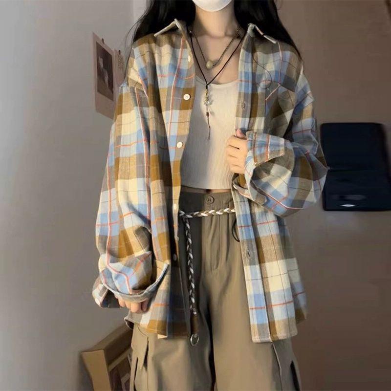 Meilade Plaid Shirt Jacket & High-Waisted Wide-Leg Jeans Set M
Meilade Plaid Shirt Jacket & High-Waisted Wide-Leg Jeans Set M