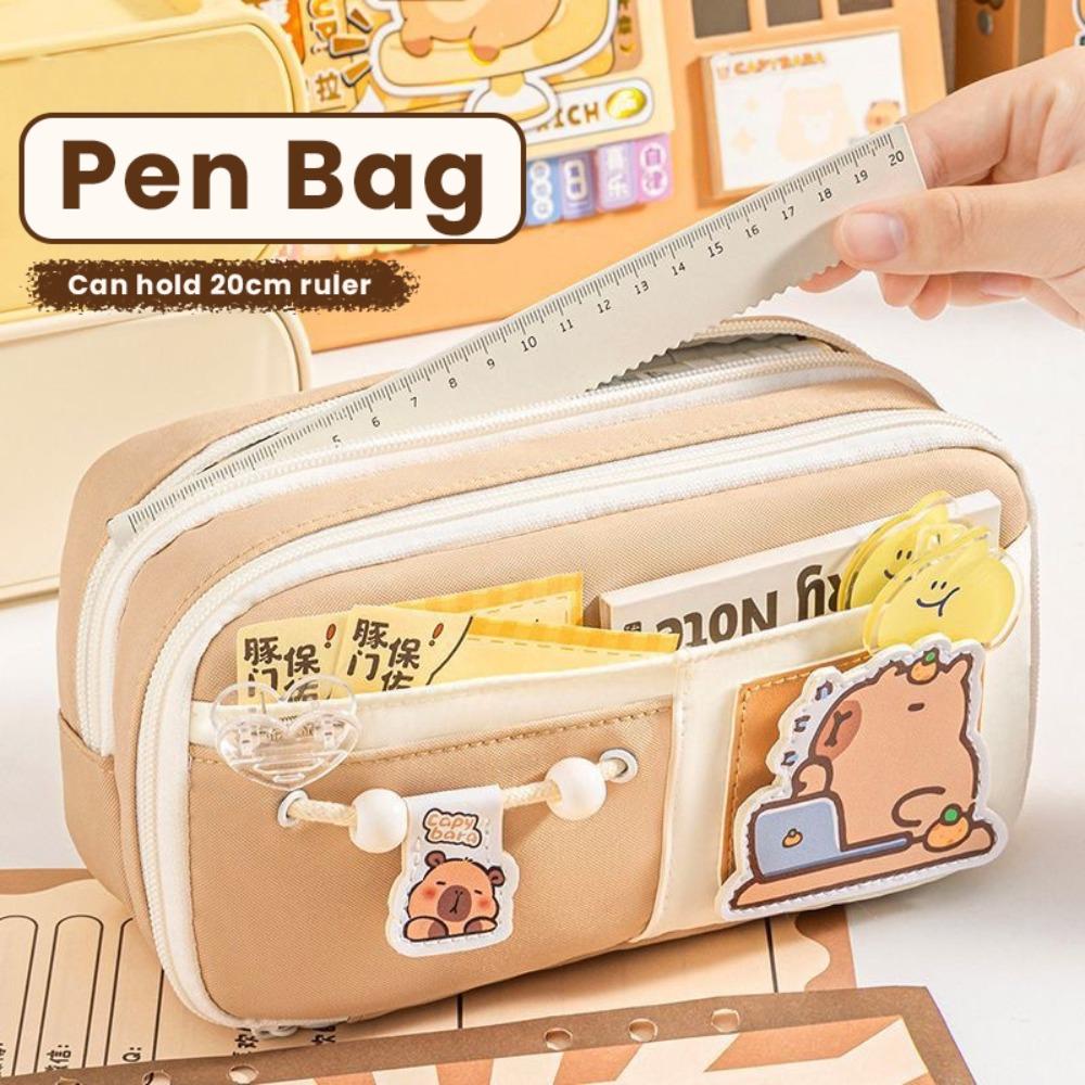 New Capybara Pen Bag Large Capacity Portable Pencil Case Nine Layers Pen Box Gift
New Capybara Pen Bag Large Capacity Portable Pencil Case Nine Layers Pen Box Gift