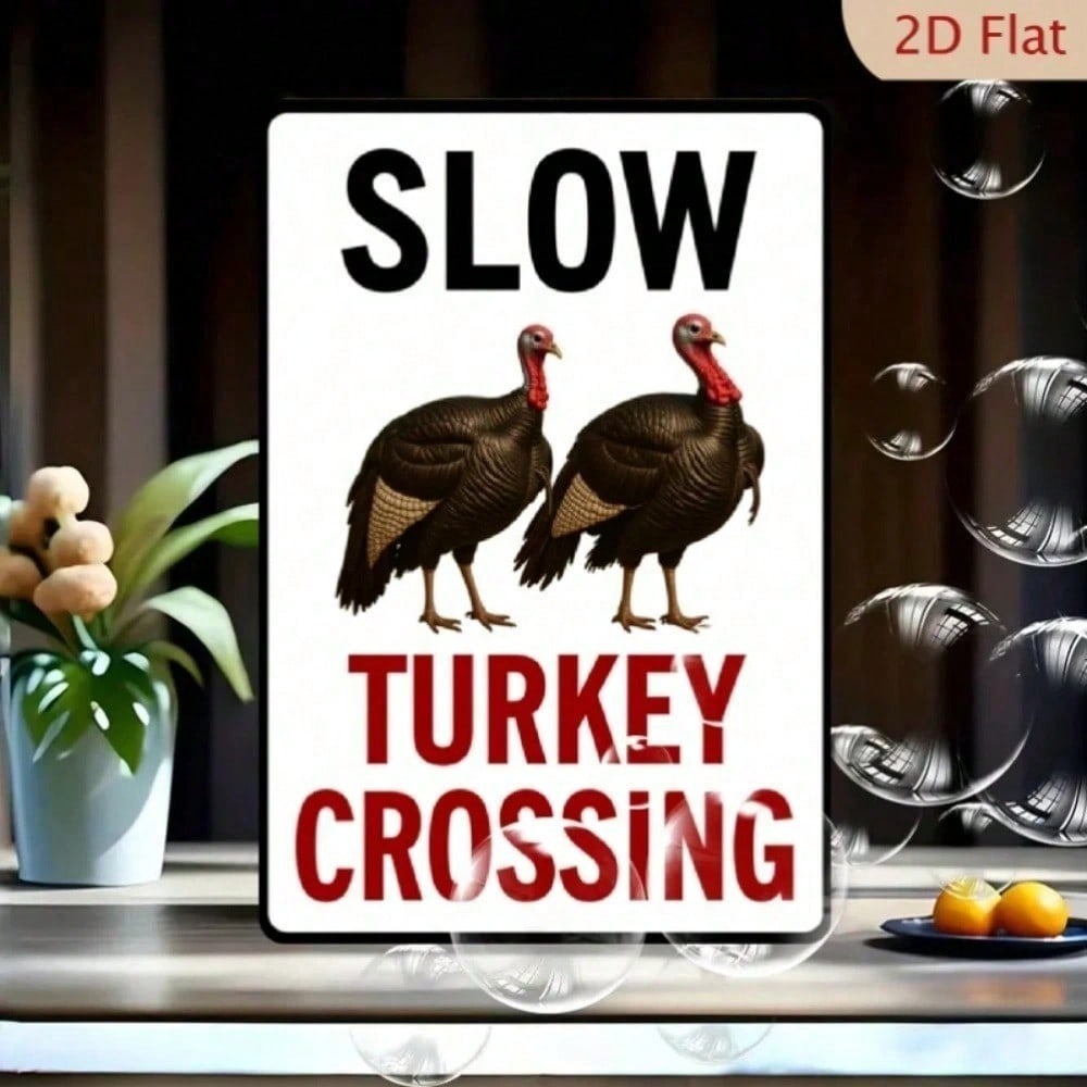 Vintage Metal Poster Turkey Sign, Wall Decor for Bar
Vintage Metal Poster Turkey Sign, Wall Decor for Bar