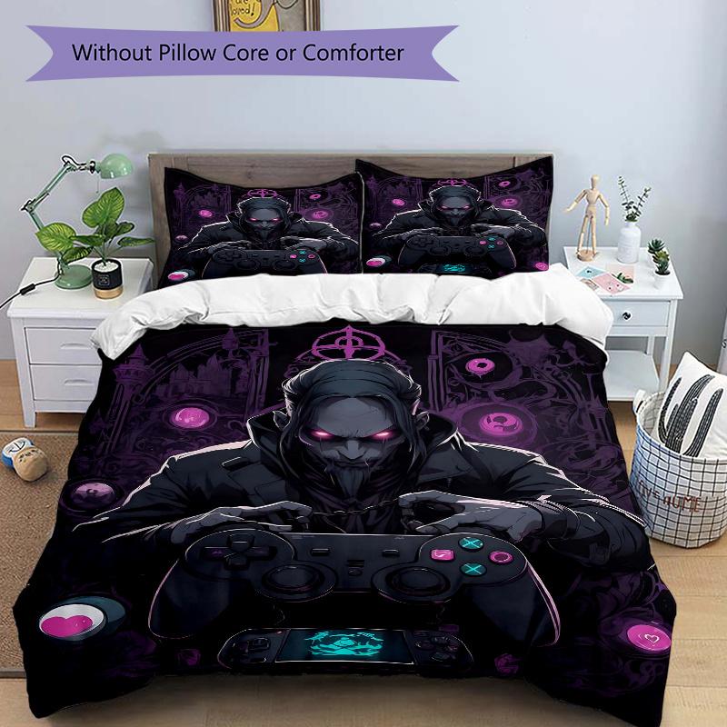 3pcs Dark Master Printed Bedding Set, Soft and Comfortable Quilt Cover for Bedroom, Guest Room (1 Duvet Cover + 2 Pillowcases 135x200cm
3pcs Dark Master Printed Bedding Set, Soft and Comfortable Quilt Cover for Bedroom, Guest Room (1 Duvet Cover + 2 Pillowcases 135x200cm