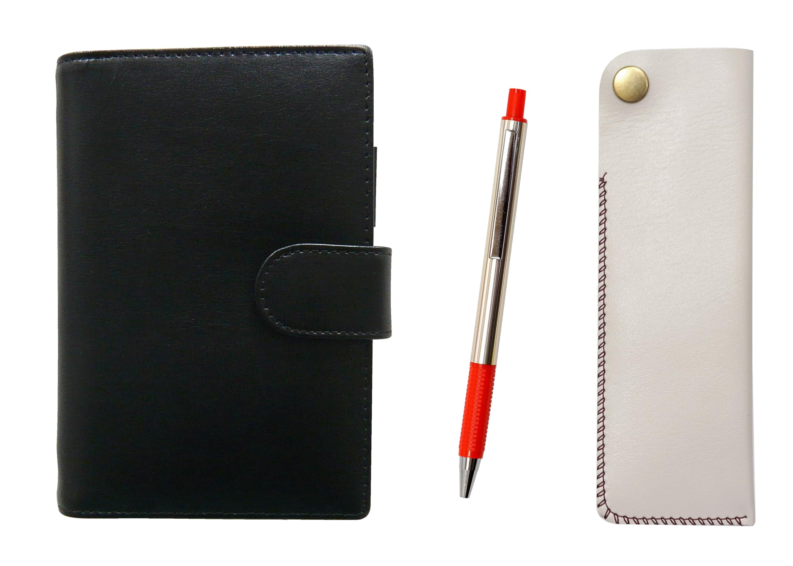 Eco B7 Cowhide Mini System Notebook and Horizontal Hook Pen Case White FB325 Aluminum Straight Knock Ballpoint Pen Set Red LS002B-NK01W-FB325-R
Eco B7 Cowhide Mini System Notebook and Horizontal Hook Pen Case White FB325 Aluminum Straight Knock Ballpoint Pen Set Red LS002B-NK01W-FB325-R