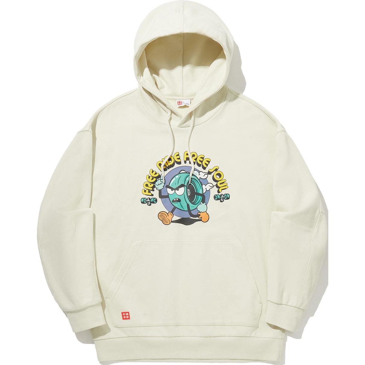 Li Ning Skateboard Series Loose Hooded Pullover Sweatshirt Unisex sweatshirt Cream-Yellow AWDUB37-1 L
Li Ning Skateboard Series Loose Hooded Pullover Sweatshirt Unisex sweatshirt Cream-Yellow AWDUB37-1 L