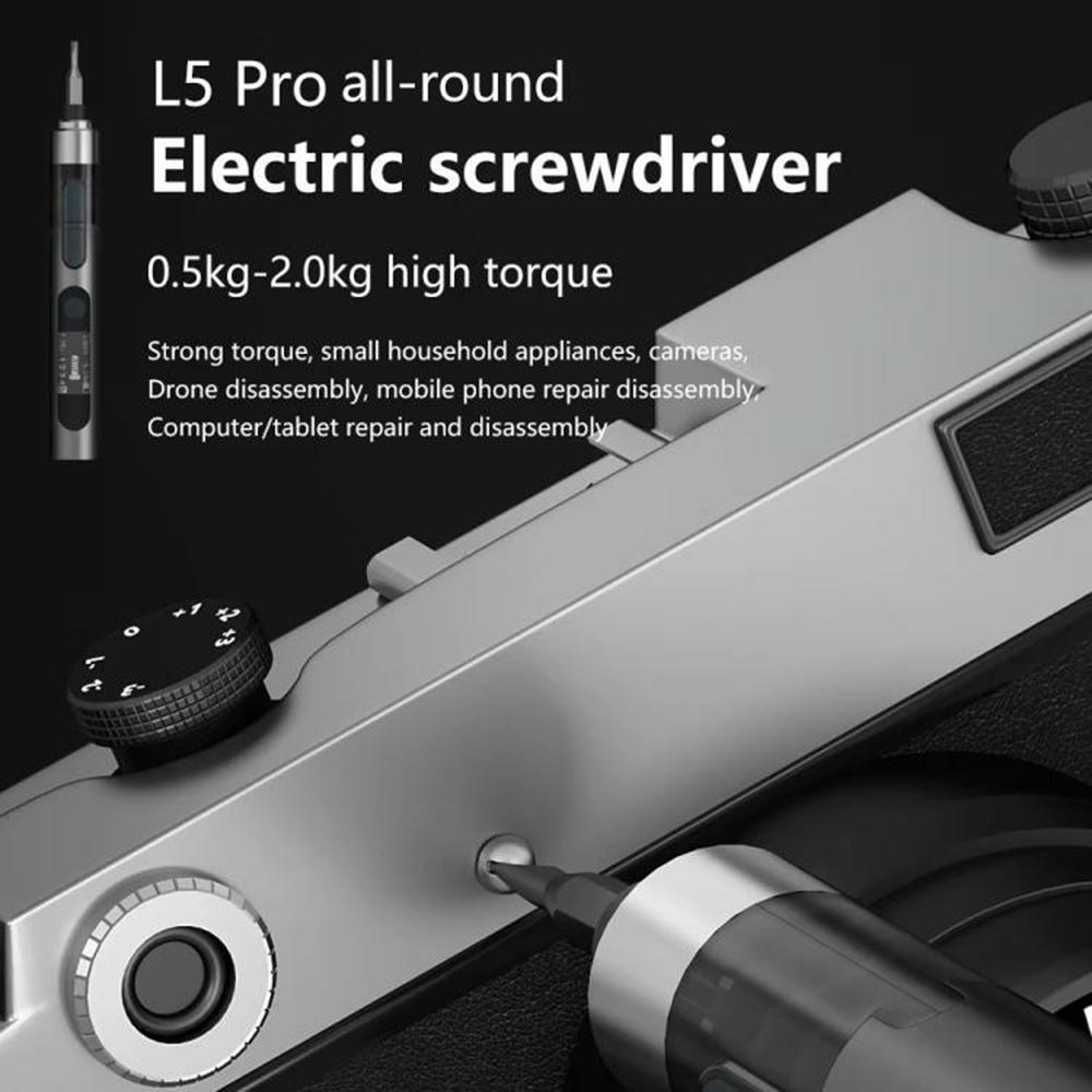 MAANT L5 Pro Electric Screwdriver Set Precision Multi-Function Smartphone Repair Tool Kit with 24 Bits A
MAANT L5 Pro Electric Screwdriver Set Precision Multi-Function Smartphone Repair Tool Kit with 24 Bits A