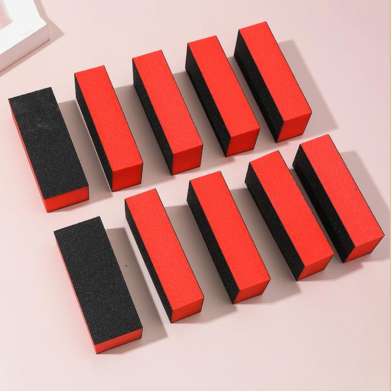 High-Elastic Sand Buffing Block: Three-Sided Black Nail Art Sponge File for Professional Coarse Grit Nail Polishing. 9.3x3.5x2.5 cm
High-Elastic Sand Buffing Block: Three-Sided Black Nail Art Sponge File for Professional Coarse Grit Nail Polishing. 9.3x3.5x2.5 cm