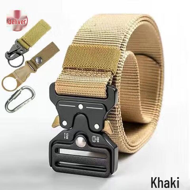 Men s Khaki Canvas Nylon Automatic Buckle Belt
Men s Khaki Canvas Nylon Automatic Buckle Belt