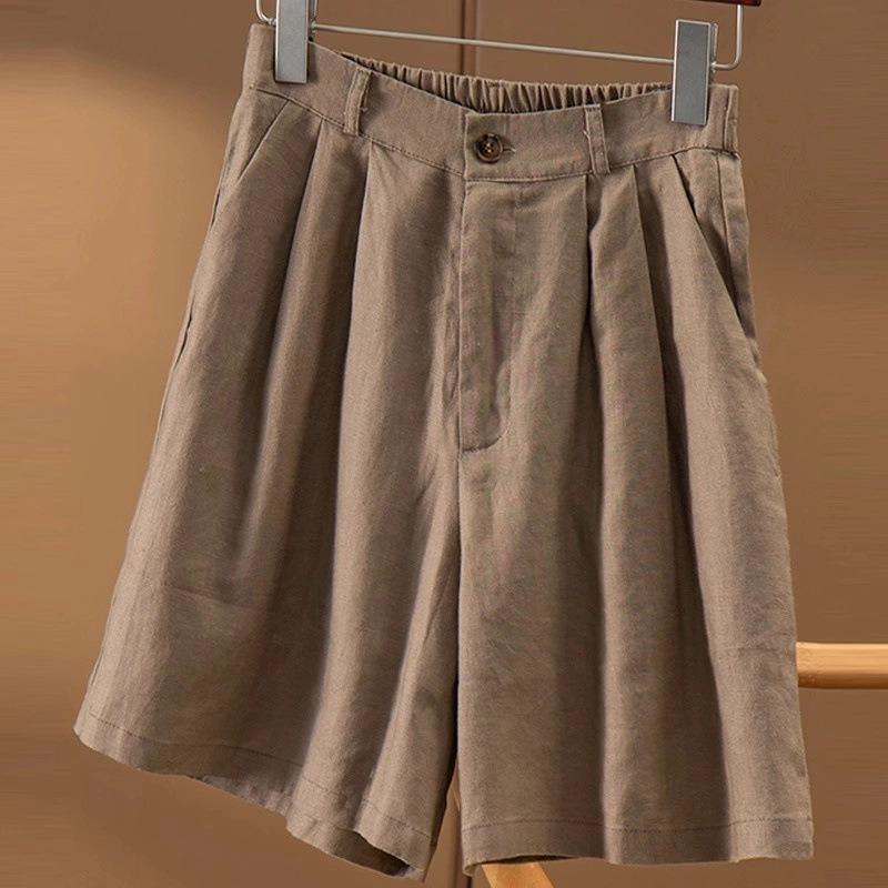 Lyocell Tencel Linen Shorts Women s Summer Thin Breathable Five-point Pants Literary Loose High-waisted Wide-leg Pants L коричневий
Lyocell Tencel Linen Shorts Women s Summer Thin Breathable Five-point Pants Literary Loose High-waisted Wide-leg Pants L коричневий