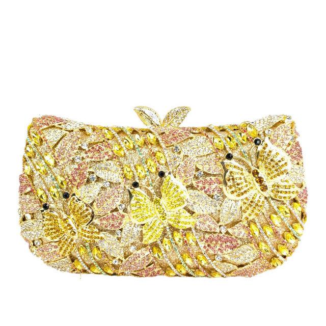 Boutique De FGG Butterfly Crystal Clutch Evening Bags for Women Formal Party Rhinestone Purses Wedding Bridal Minaudiere Handbag Mini Clutch
Boutique De FGG Butterfly Crystal Clutch Evening Bags for Women Formal Party Rhinestone Purses Wedding Bridal Minaudiere Handbag Mini Clutch