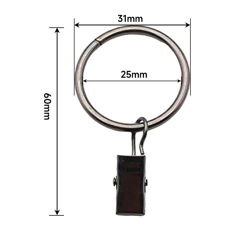 Iron Black Curtain Clips For Hanging Drapes And Shower Curtains Home Decor
Iron Black Curtain Clips For Hanging Drapes And Shower Curtains Home Decor