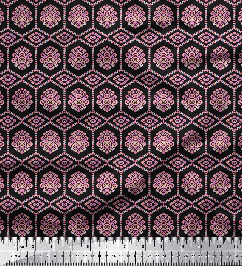 Soimoi Black Japan Crepe Satin Fabric Artistic Geometric Fabric Prints By metre 42 Inch 42 Inch Wide - Cotton Voile чёрный
Soimoi Black Japan Crepe Satin Fabric Artistic Geometric Fabric Prints By metre 42 Inch 42 Inch Wide - Cotton Voile чёрный