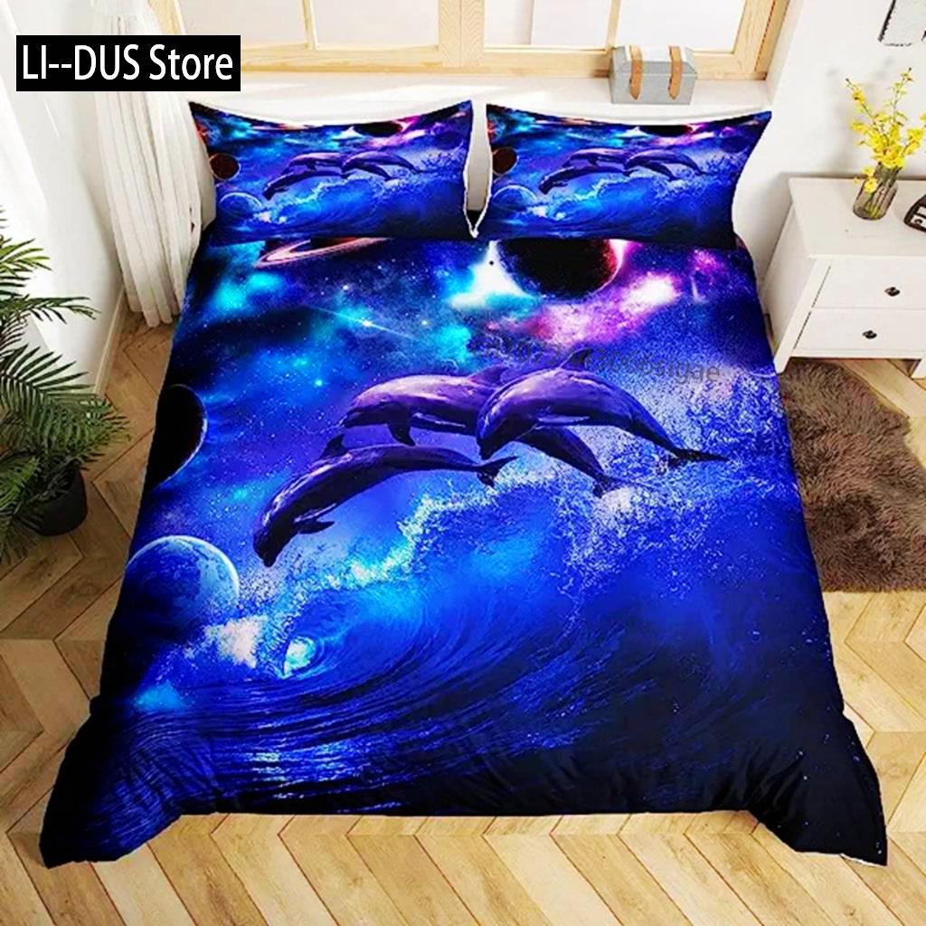 Comforter Dolphin Seaworld Microfiber Sea Turtle Underwater World Gray Dolphin Ocean Blue For Decoration Kid Boys Girls Adults Comforter (quilt)-EU Single(135*200cm)3pcs
Comforter Dolphin Seaworld Microfiber Sea Turtle Underwater World Gray Dolphin Ocean Blue For Decoration Kid Boys Girls Adults Comforter (quilt)-EU Single(135*200cm)3pcs
