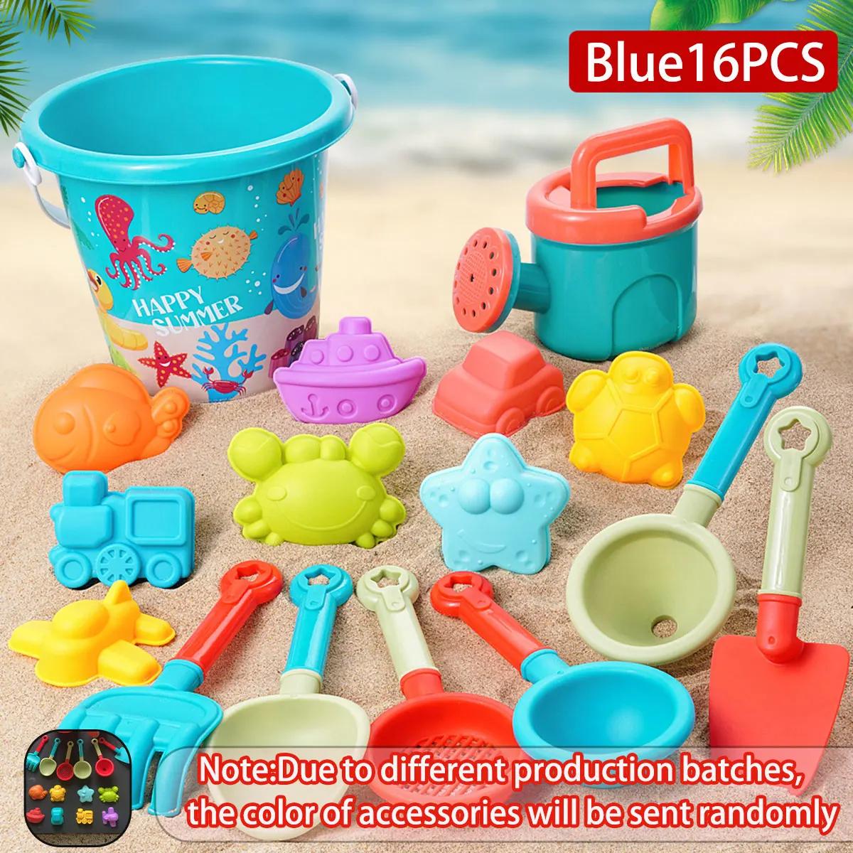 Toys Kids Childrens Children 10/14/16PCS Beach Summer Outdoor Sand Play Bucket Bottle Shovel Water Game Winter Snow Tool Gift Present color random
Toys Kids Childrens Children 10/14/16PCS Beach Summer Outdoor Sand Play Bucket Bottle Shovel Water Game Winter Snow Tool Gift Present color random