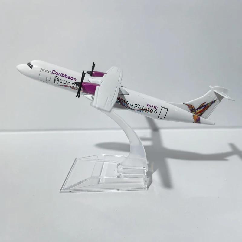 16 см Металлический литой самолет ATR 72-600 Карибского бассейна Модель самолета Игрушка для демонстрации Коллекция белый
16 см Металлический литой самолет ATR 72-600 Карибского бассейна Модель самолета Игрушка для демонстрации Коллекция белый