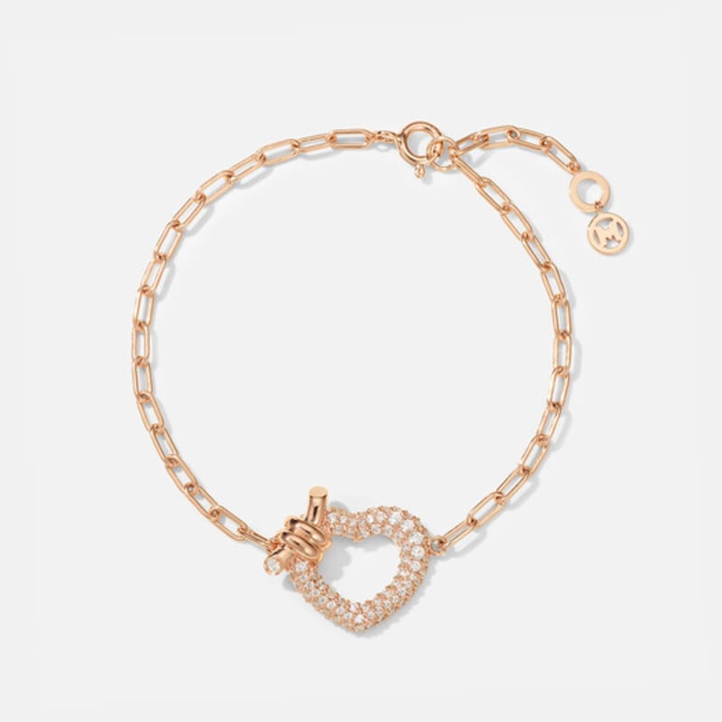 METROCITY JEWELRY Cuore Sterling Silver Rose Bracelet A231SB2001RPA Rose
METROCITY JEWELRY Cuore Sterling Silver Rose Bracelet A231SB2001RPA Rose
