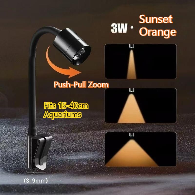 USB-Powered Mini Spotlight for Small Aquariums - South American Style Clip-On LED Light for Aquascaping & Stream Tanks CN Plug під час заходу сонця помаранчевий колір
USB-Powered Mini Spotlight for Small Aquariums - South American Style Clip-On LED Light for Aquascaping & Stream Tanks CN Plug під час заходу сонця помаранчевий колір