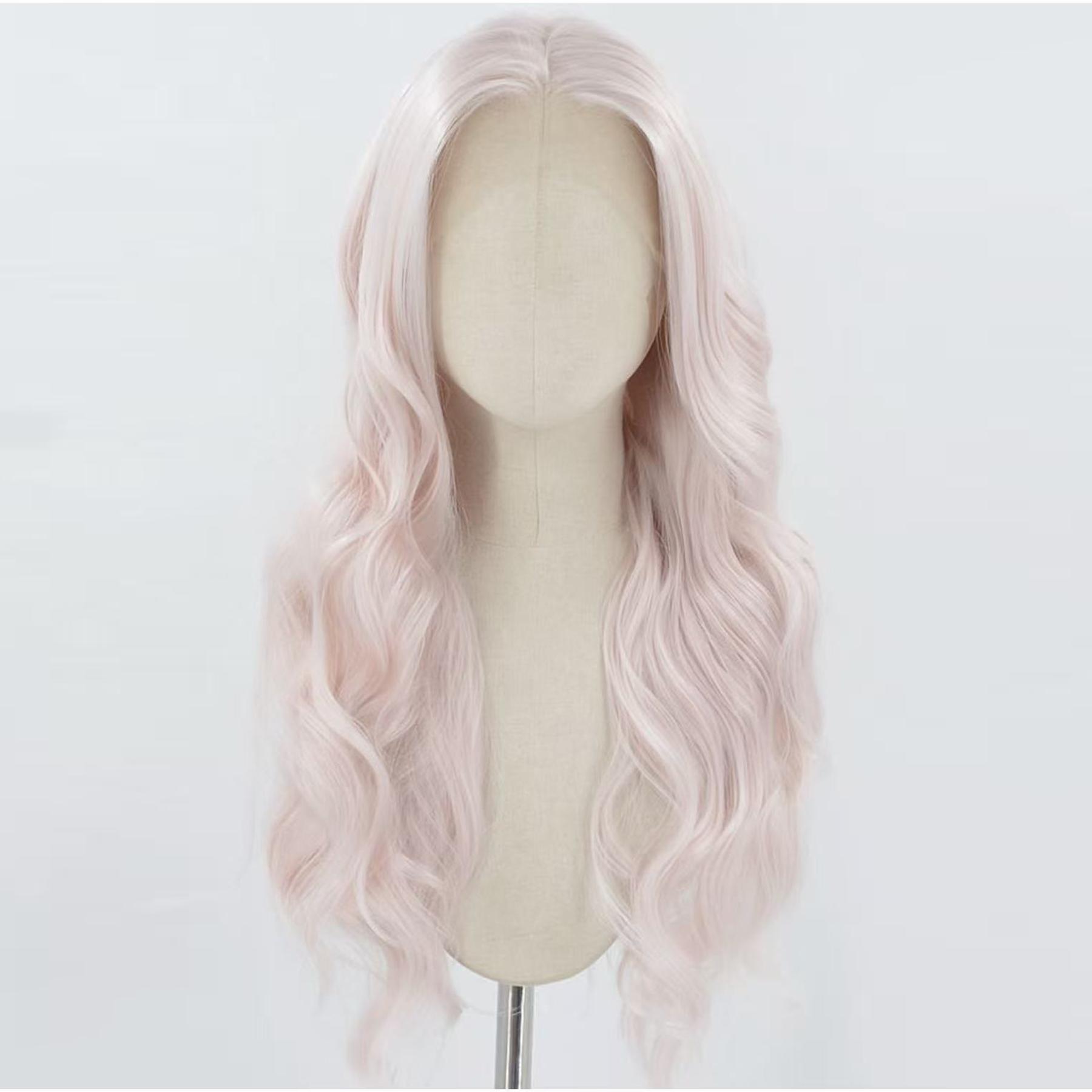 Light Pink Lace Front Wig for Women Long Silky Straight & Body Wave Synthetic Hair Heat Resistant Natural Hairline Daily Cosplay (as the picture,18inches&Lace Front)
Light Pink Lace Front Wig for Women Long Silky Straight & Body Wave Synthetic Hair Heat Resistant Natural Hairline Daily Cosplay (as the picture,18inches&Lace Front)