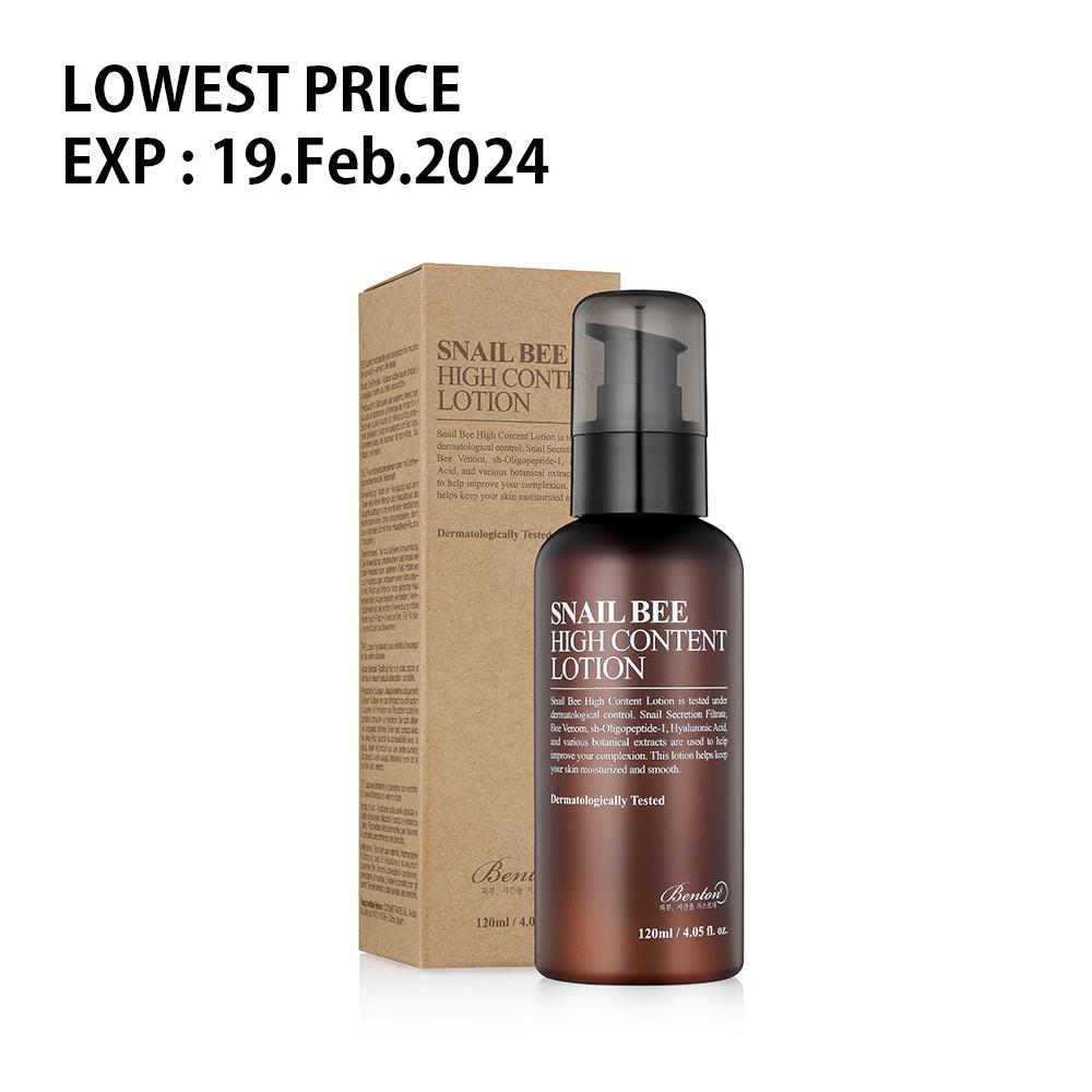 Benton Snail Bee High Content Lotion 120ml 
Benton Snail Bee High Content Lotion 120ml