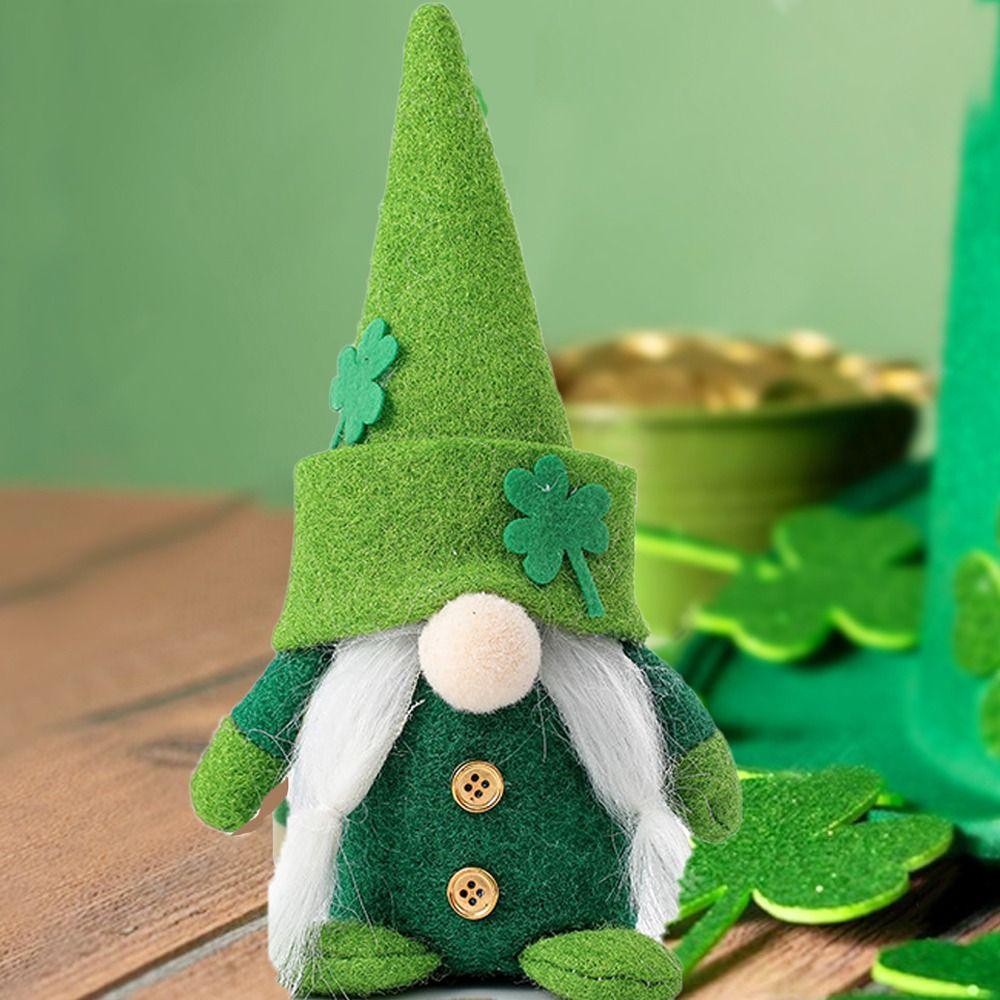 Green Hat St.Patrick s Day Irish Gnome Doll Faceless Nordic Elves Figurine Room Decor Men s Style 
Green Hat St.Patrick s Day Irish Gnome Doll Faceless Nordic Elves Figurine Room Decor Men s Style