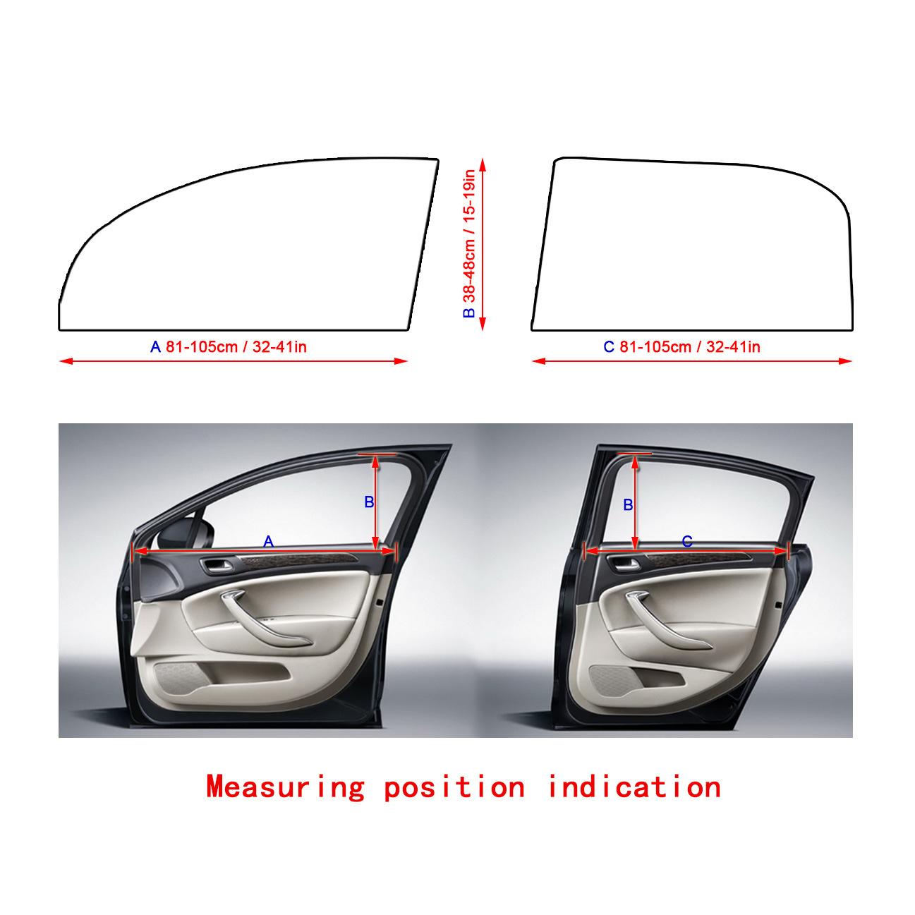 Breathable Car Side Window Mosquito Net - Sun-Blocking High Elasticity Mesh for Privacy Protection Easy Installation 1 pair Rear Window
Breathable Car Side Window Mosquito Net - Sun-Blocking High Elasticity Mesh for Privacy Protection Easy Installation 1 pair Rear Window