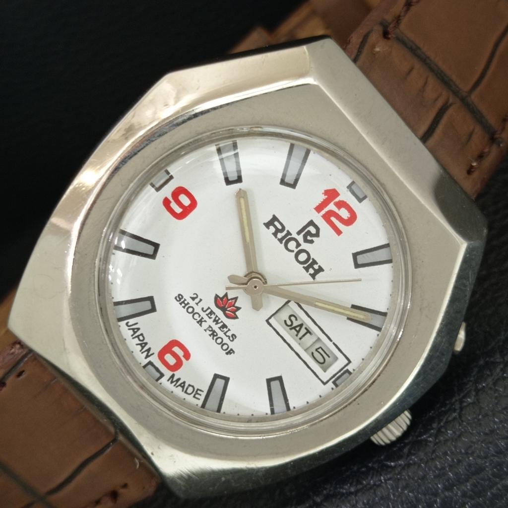 VINTAGE RICOH R31 AUTOMATIC JAPAN MENS WHITE COLOR DIAL WATCH a707656-1
VINTAGE RICOH R31 AUTOMATIC JAPAN MENS WHITE COLOR DIAL WATCH a707656-1