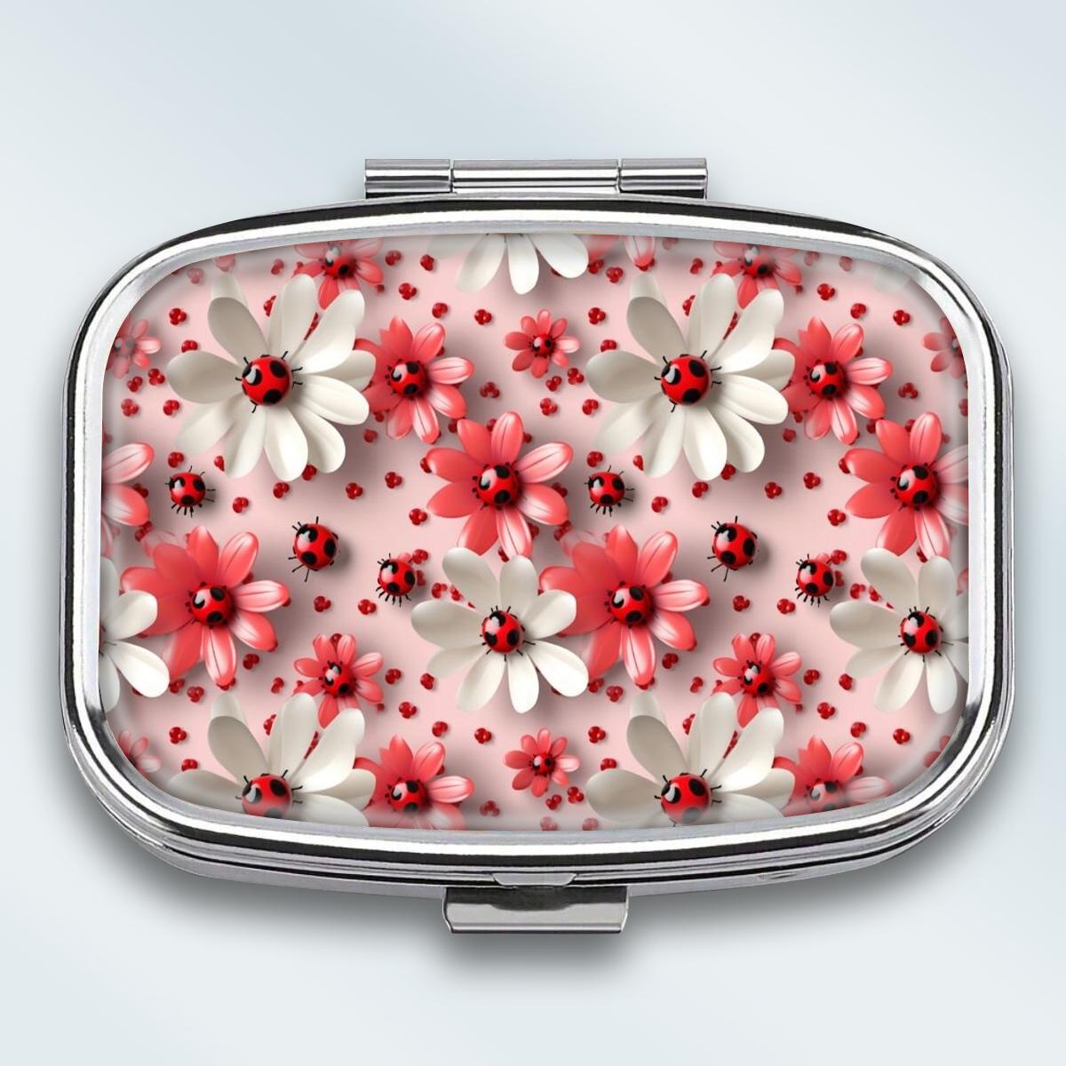 Portable Pill Box with 2 Compartments, Mini Metal Medicine Organizer Case, Cute Printed Pill Container for Vitamins, Pills, Jewelry, Travel, Daily Use різнокольоровий
Portable Pill Box with 2 Compartments, Mini Metal Medicine Organizer Case, Cute Printed Pill Container for Vitamins, Pills, Jewelry, Travel, Daily Use різнокольоровий