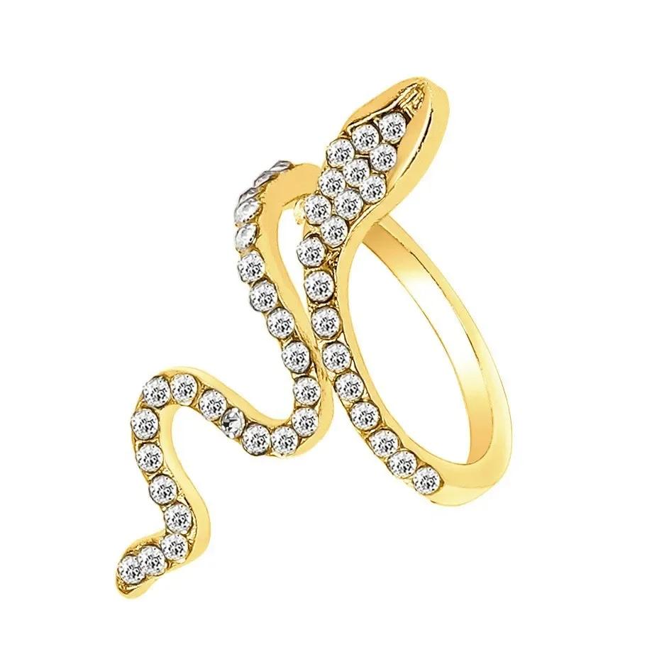 Women Gothic Open Snake Ring Adjustable Animal Rings Reptile Fashion Punk Personality Zircon Accessories Jewellery Tentacles золотой
Women Gothic Open Snake Ring Adjustable Animal Rings Reptile Fashion Punk Personality Zircon Accessories Jewellery Tentacles золотой