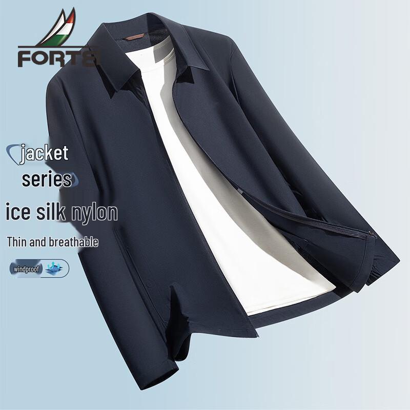 Men s Summer Ice Silk Blend Lightweight Zip-Up Jacket XL 52
Men s Summer Ice Silk Blend Lightweight Zip-Up Jacket XL 52