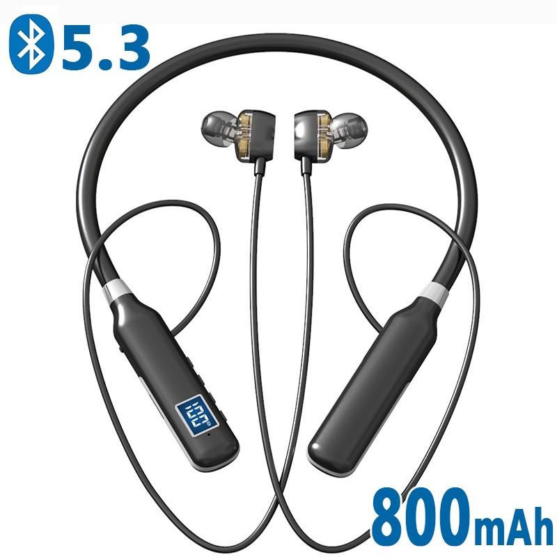 Наушники Bluetooth 5.3 со светодиодным дисплеем батареи Микрофон Беспроводная гарнитура с магнитным шейным ремешком Водонепроницаемые спортивные наушники-вкладыши Поддержка карты памяти
Наушники Bluetooth 5.3 со светодиодным дисплеем батареи Микрофон Беспроводная гарнитура с магнитным шейным ремешком Водонепроницаемые спортивные наушники-вкладыши Поддержка карты памяти