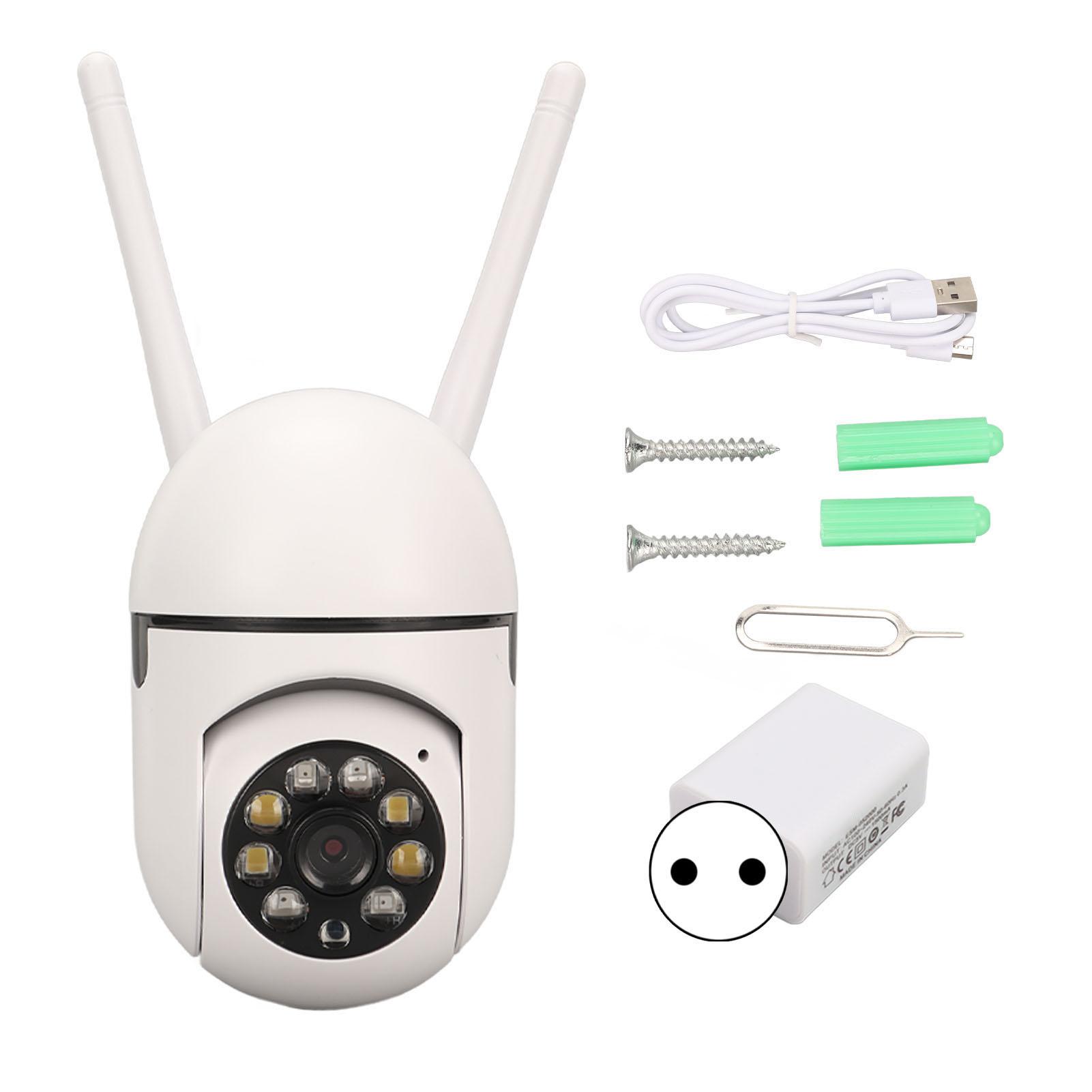 Security Camera 1080P HD 2.4GHz WiFi 2 Way Call Motion Alarm Smart Camera for Household EU Plug
Security Camera 1080P HD 2.4GHz WiFi 2 Way Call Motion Alarm Smart Camera for Household EU Plug
