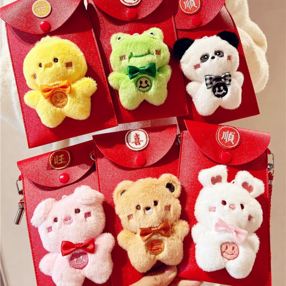 Plush Rabbit Lucky Money Pockets PU Leather New Year Money Envelope Panda Red Packet Party Gifts Style 6
Plush Rabbit Lucky Money Pockets PU Leather New Year Money Envelope Panda Red Packet Party Gifts Style 6