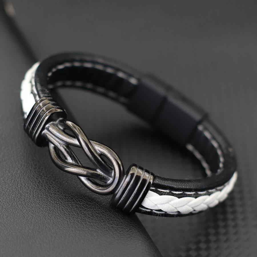 Punk Leather Bracelet For Men Detachable Magnet Buckle Hiphop Rock Wrap Bangle Outdoor Cycling Accessories Pulseria Hombre Joias L 22.5cm 8.5Inch білий
Punk Leather Bracelet For Men Detachable Magnet Buckle Hiphop Rock Wrap Bangle Outdoor Cycling Accessories Pulseria Hombre Joias L 22.5cm 8.5Inch білий