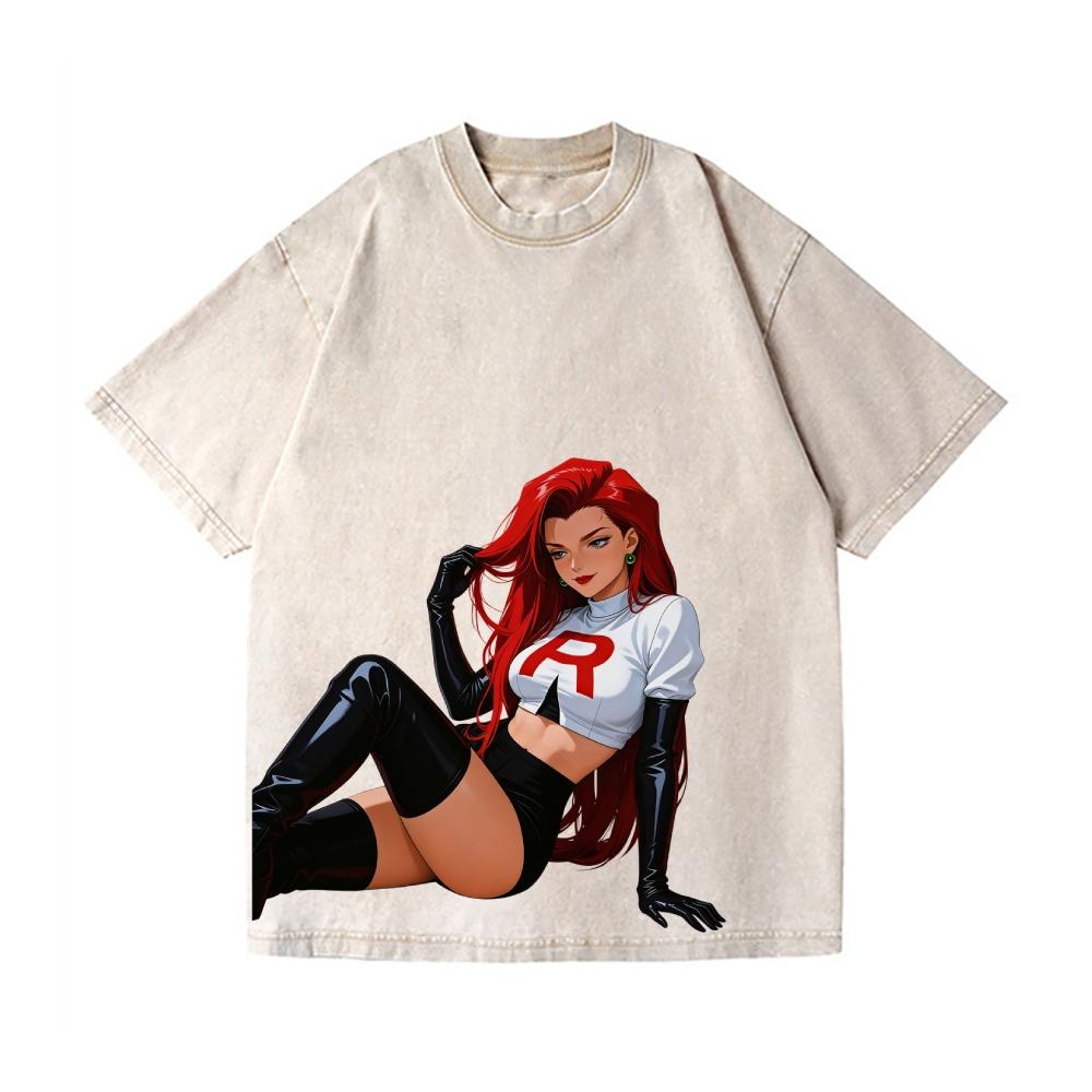 Pokemon Rocket Girl Vintage Wash T-Shirt Man Women Oversized Short Sleeve Tee Casual Top Y2k Summer 2026 Graphic Tee Unisex XL
Pokemon Rocket Girl Vintage Wash T-Shirt Man Women Oversized Short Sleeve Tee Casual Top Y2k Summer 2026 Graphic Tee Unisex XL