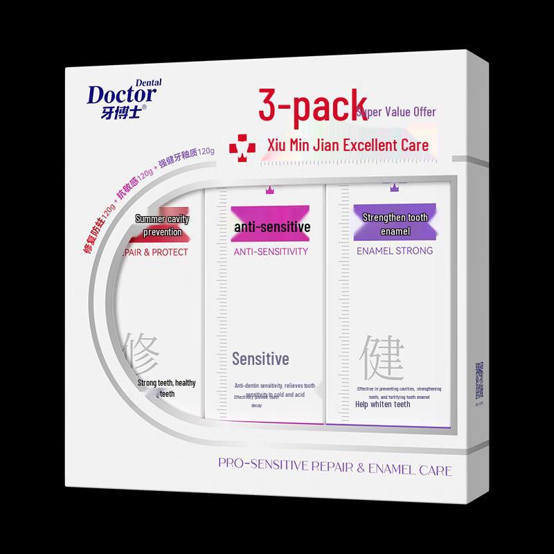 Yaboshi Sensitive & Gum Care Toothpaste Set
Yaboshi Sensitive & Gum Care Toothpaste Set