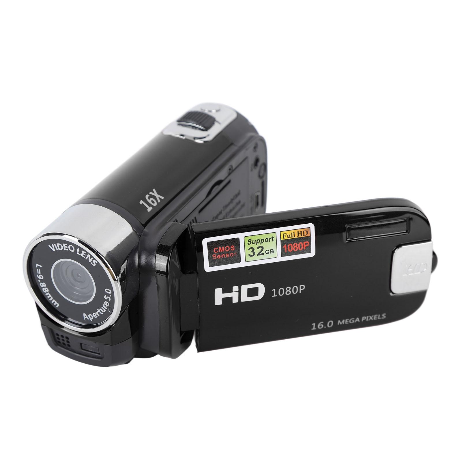 Відеокамера 4K 48MP DV, 2,7-дюймовий TFT-екран, що обертається, 16-кратне цифрове збільшення та USB-кабель чорний
Відеокамера 4K 48MP DV, 2,7-дюймовий TFT-екран, що обертається, 16-кратне цифрове збільшення та USB-кабель чорний